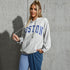 Casual Hooded Trendy Letter Sweater